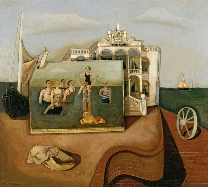 Felix Nussbaum, Erinnerung an Norderney, 1929, Felix-Nussbaum-Haus, Leihgabe der Niedersächsischen Sparkassenstiftung, Foto © Felix-Nussbaum-Haus Osnabrück